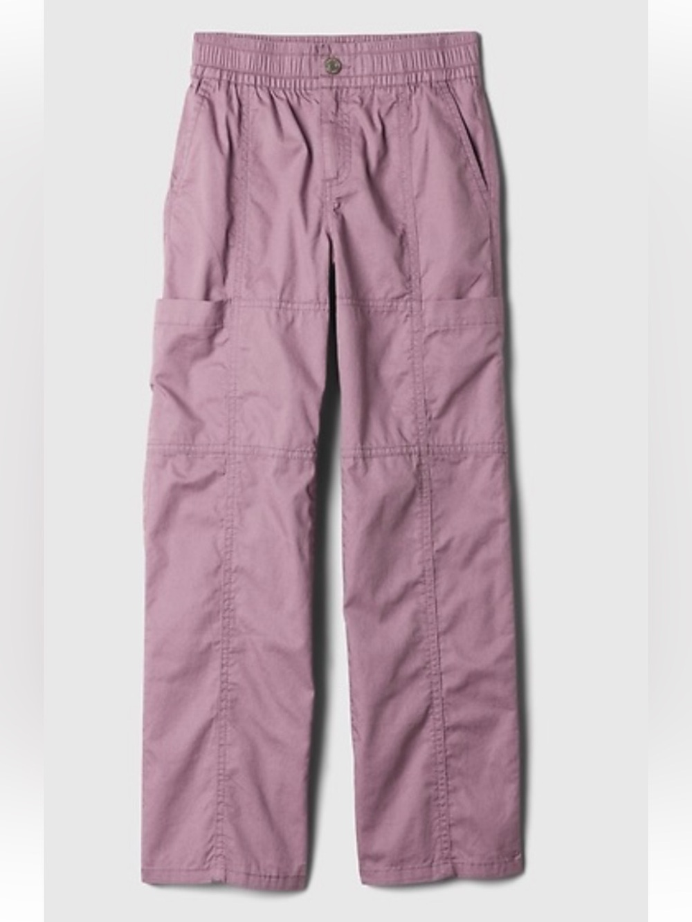 GAP Kids Seamed Pull-On Parachute Cargo Pants Size: M(8) Purple Amethyst